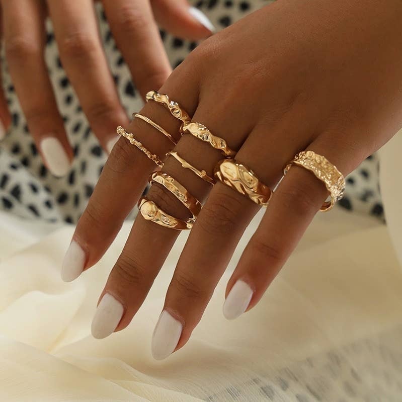 Chunky stacking deals rings